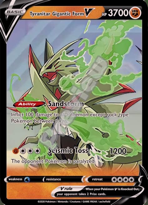 tyranitar pokemon card